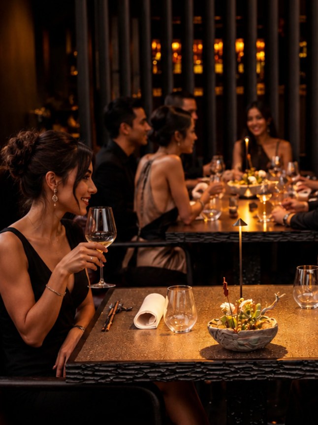 Intimate fine dining experience