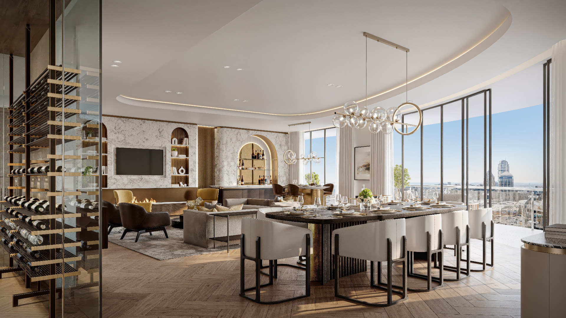 Olympus Sandton luxury apartment interior
