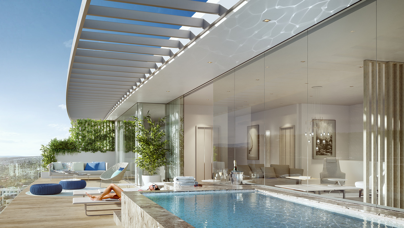Ellipse Waterfall tower
