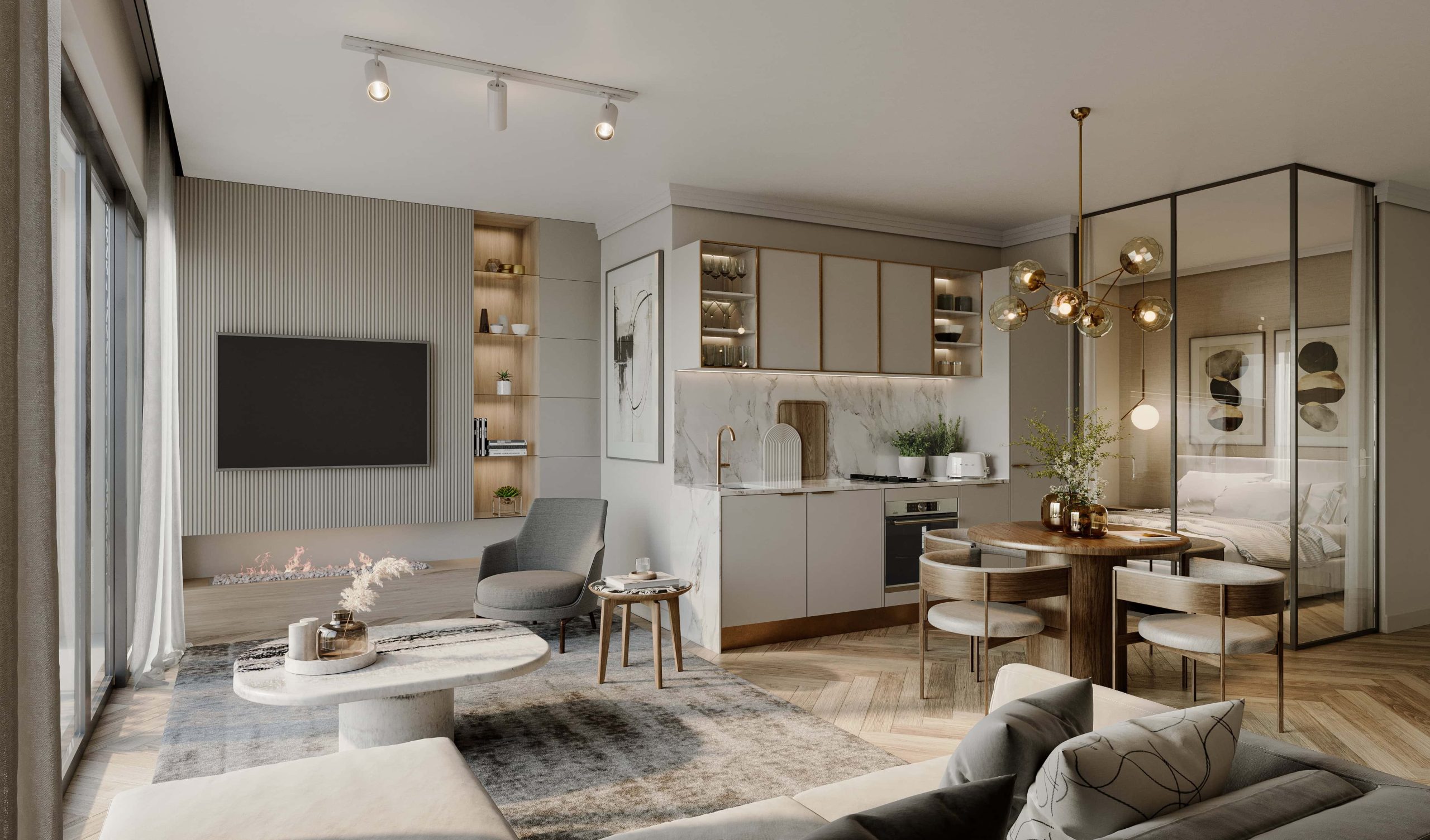 One bed executive apartment