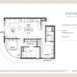 Aspire-Waterfall-City_2_Bed_En_Suite_A